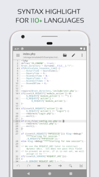 Скачать Code Editor Работа для Андроид
