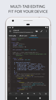Скачать Code Editor Работа для Андроид скриншот 3