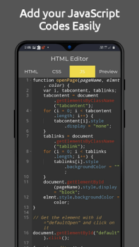 HTML Editor - HTML, CSS & JS