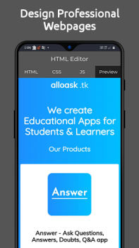 HTML Editor - HTML, CSS & JS
