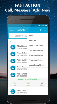 Скачать Simple contacts Инструменты для Андроид скриншот 2