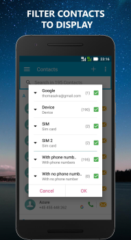 Скачать Simple contacts Инструменты для Андроид скриншот 3