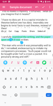 Скачать Text Editor Работа для Андроид скриншот 4
