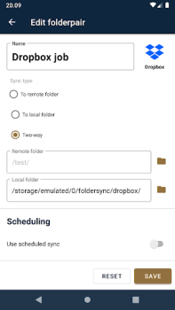 Скачать FolderSync Связь для Андроид скриншот 6