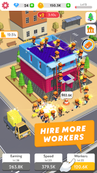 Скачать Idle Construction 3D Стратегии для Андроид скриншот 3