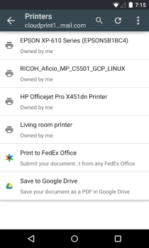 Скачать Виртуальный принтер Google Работа для Андроид скриншот 4