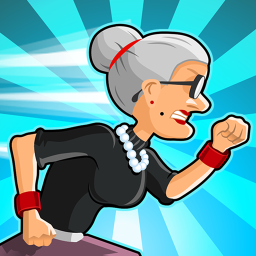 Логотип Angry Gran Run - Running Game
