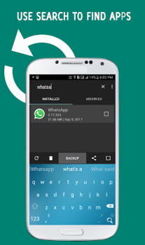 Скачать Apps Backup and Restore Работа для Андроид скриншот 4