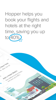 Скачать Hopper: Hotels, Flights & Cars Путешествия для Андроид скриншот 2