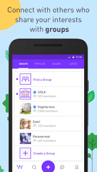 Скачать Whisper Социальные для Андроид скриншот 2