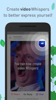 Скачать Whisper Социальные для Андроид скриншот 4