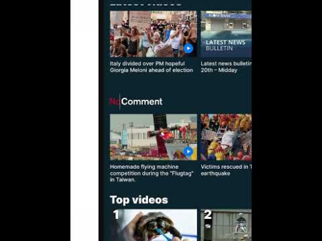 Скачать Euronews: новости 24/7 Новости и журналы для Андроид скриншот 8