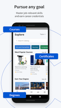 Скачать Coursera: Learn career skills Образование для Андроид скриншот 3