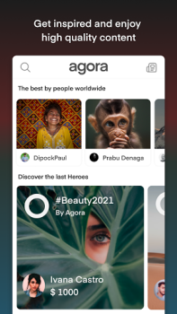 Скачать Agora: The Worldwide Awards Развлечения для Андроид скриншот 4