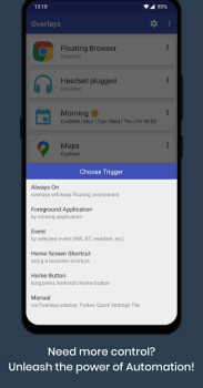 Скачать Overlays - Floating Launcher Работа для Андроид скриншот 4