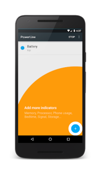 Скачать PowerLine: Status Bar meters Инструменты для Андроид скриншот 7