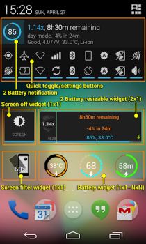Скачать 2 Battery Работа для Андроид скриншот 3