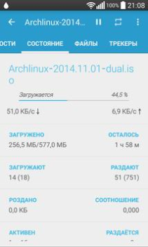 Скачать Flud - Торрент Клиент Видеоплееры и редакторы для Андроид скриншот 3