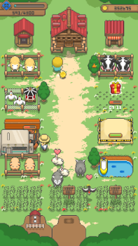 Скачать Tiny Pixel Farm - милое ранчо Симуляторы для Андроид скриншот 2
