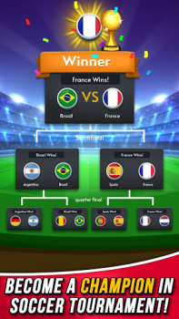 Скачать World Soccer King Спортивные игры для Андроид скриншот 2