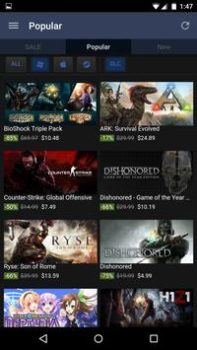Скачать Steam Развлечения для Андроид скриншот 2