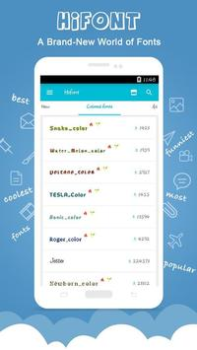 Скачать HiFont Инструмент для шрифтов Персонализация для Андроид скриншот 2