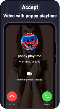 Скачать Poppy Playtime horror fake call video Персонализация для Андроид скриншот 4