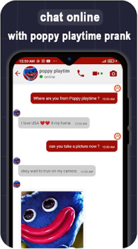 Скачать Poppy Playtime horror fake call video Персонализация для Андроид скриншот 5