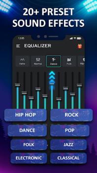 Скачать Усилитель басов - Equalizer Музыка и аудио для Андроид скриншот 3