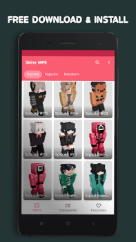 Скачать Skins for Minecraft PE Персонализация для Андроид скриншот 2