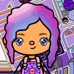 Логотип Purple Toca Boca Life World Advice