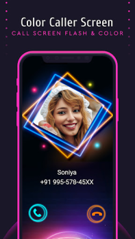 Скачать Color Caller Screen Инструменты для Андроид скриншот 3