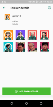 Скачать Игра в кальмара WASticker Развлечения для Андроид скриншот 7