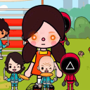 Скачать  squid toca boca life world tip